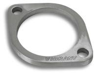 Vibrant 2-Bolt T304 SS Exhaust Flange (2.5in I.D.)