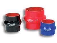 Vibrant 4 Ply Aramid Reinf Silicone Hump Hose conn 3.5in IDx6in long 3 reinforcement ring MATTE BLK
