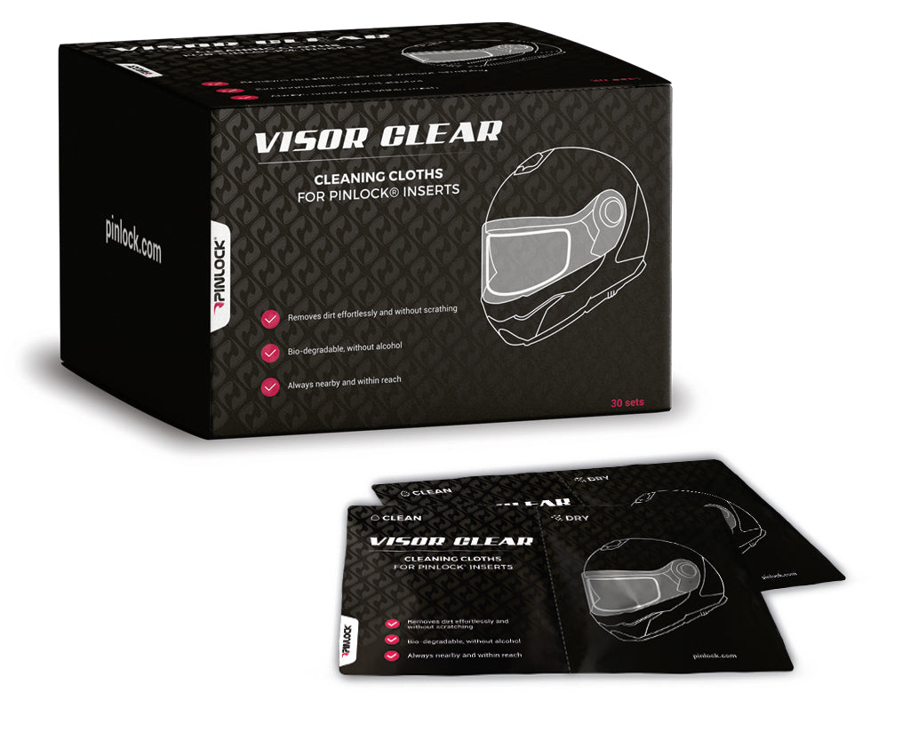 PINLOCK VISOR CLEAR WIPES 30
