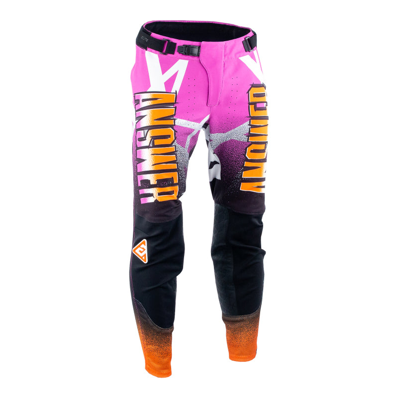 Answer 26 LE Elite Chaos Artifacts Pants 50 Years Purple/Black/Orange Size - 28