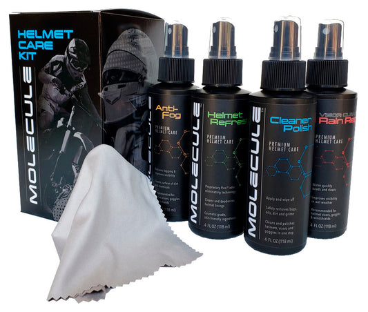 HELMET CARE KIT 4PC 4 OZ EA