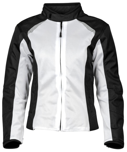 JOSEI MESH JKT WH/BK WMN LRG