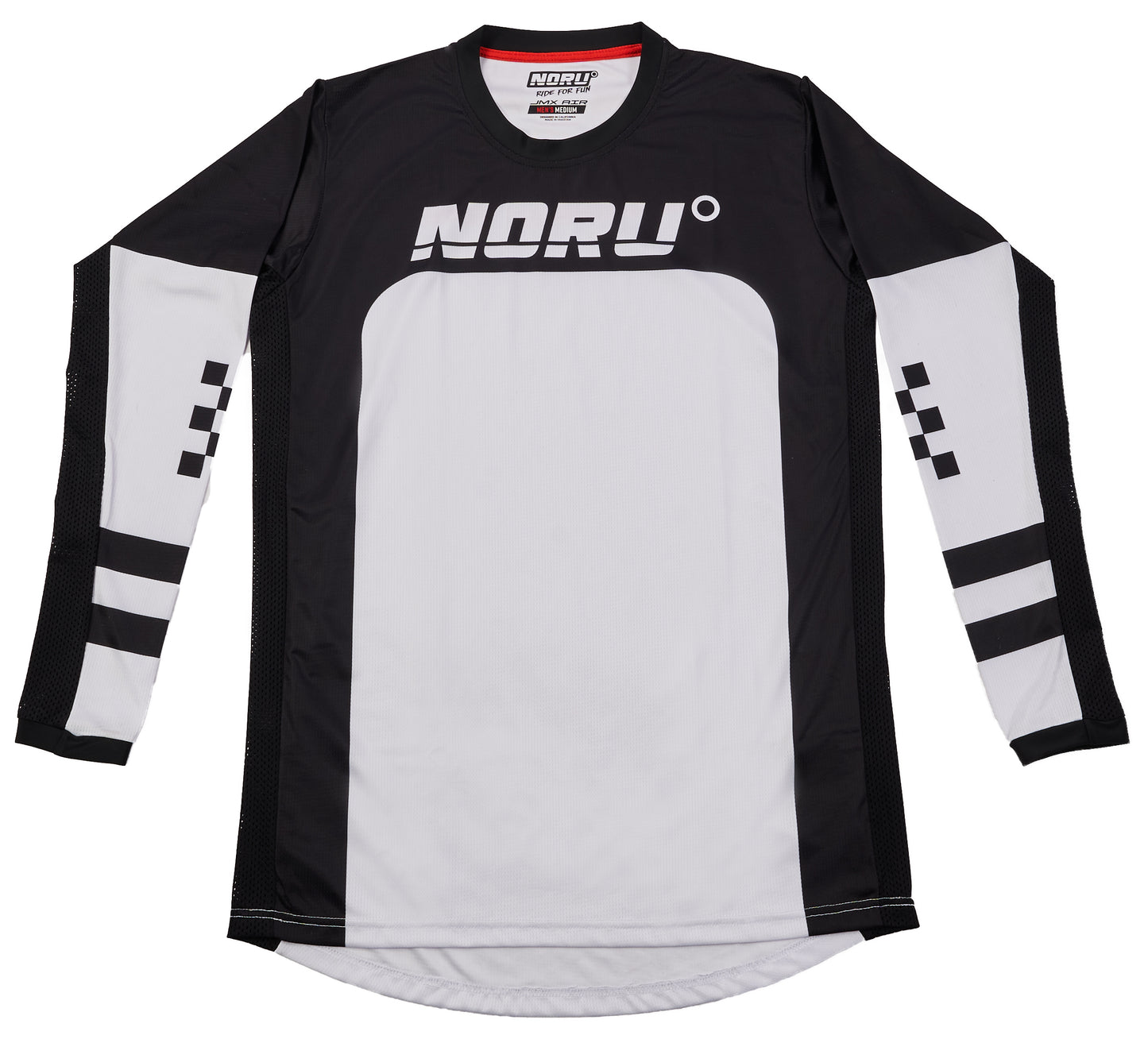 JMX VENTED JERSEY WHBK MED