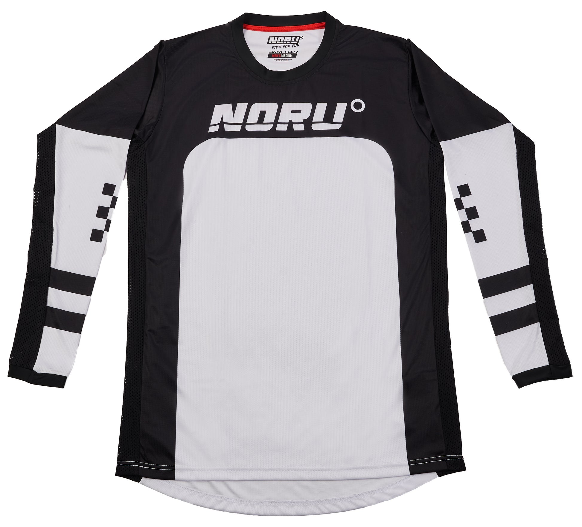 JMX VENTED JERSEY WHBK XLG