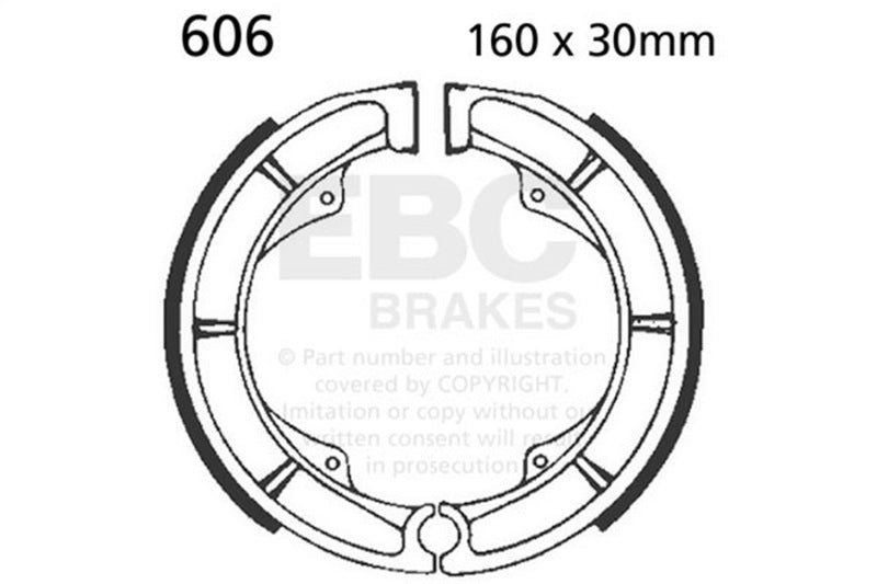 EBC 80-81 Suzuki GS 250 Rear Left FA-SFA-TT-X Brake Pads