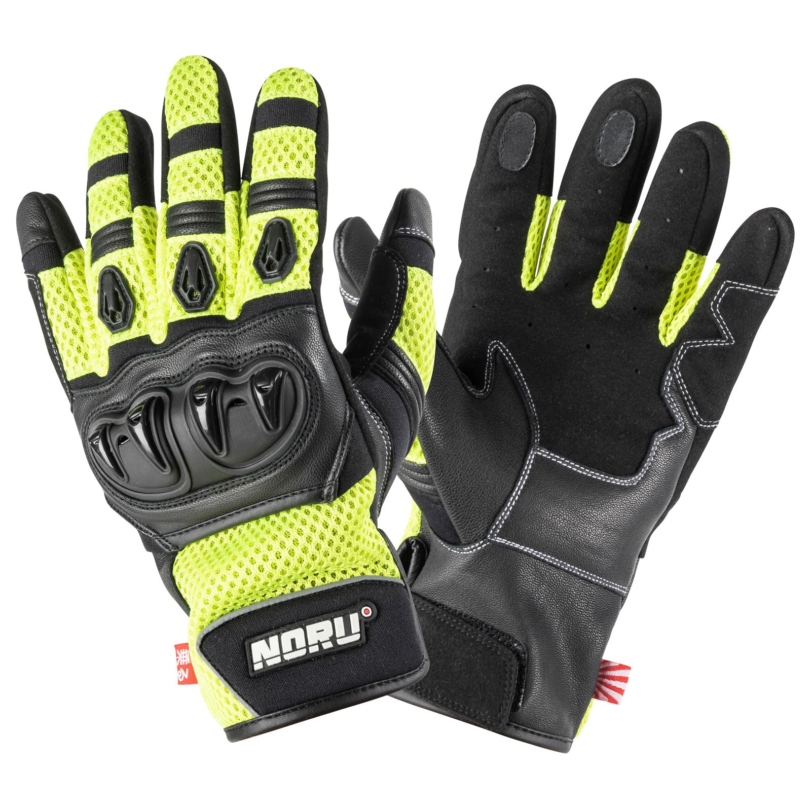 KIRYU GLOVE FLUOR/BLK LRG