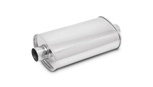 Vibrant StreetPower Oval Muff 5in x 9in x 15in long body 3in inlet I.D. x 3in outlet Center-Center