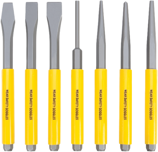 7 PC PUNCH / CHISEL SET