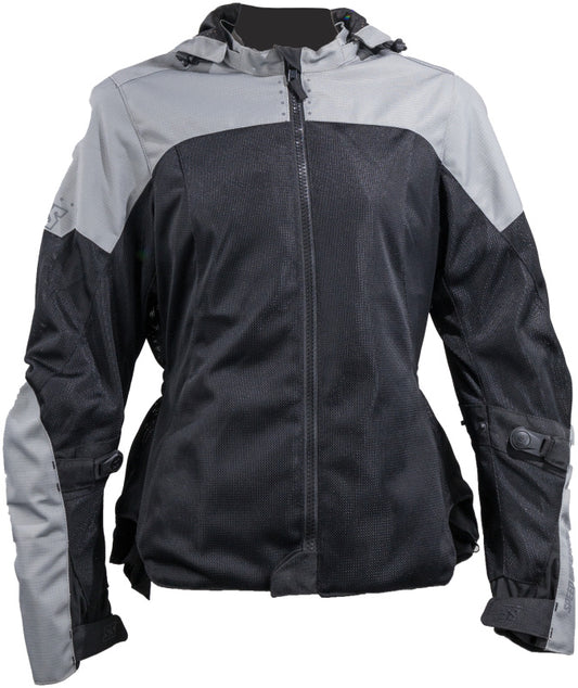 Speed and Strength Starstruck Mesh Jacket Grey/Black Womens - 2XL