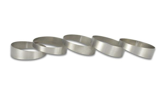 Vibrant 2.5in. O.D. Titanium Pie Cuts - Bag of 5
