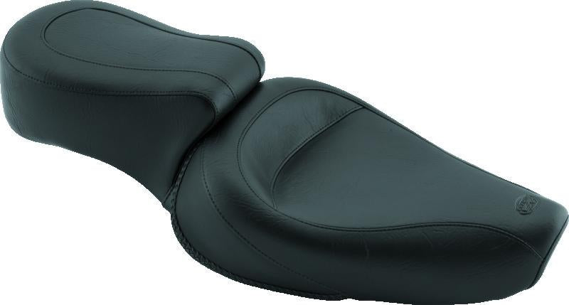 Mustang 82-03 Harley Sportster Standard Touring 1PC Seat - Black