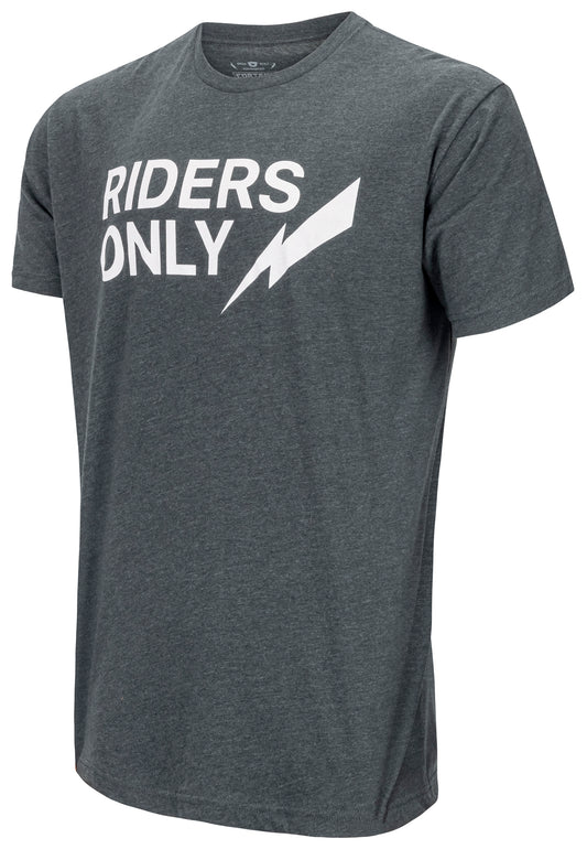 RIDERS SS SHIRT CHARCOAL LRG