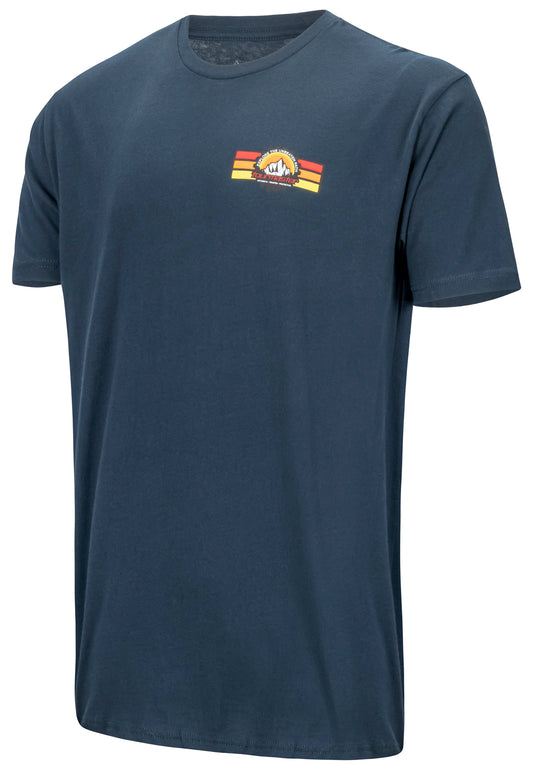 SUNSET SS T-SHIRT NAVY XLG