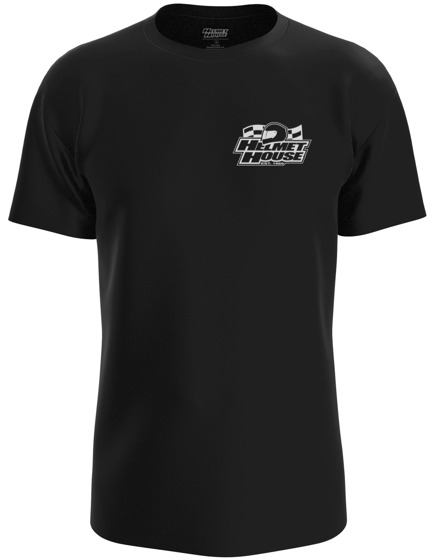 HH 2 SIDED WMNS TEE BLK LRG