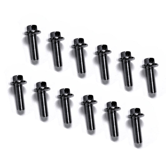 Kooks Ford 5.0L 4V Coyote Engine Header Bolt Kit (Fine Thread) QTY. 16 - M10 - 1.25 x 25mm Bolts