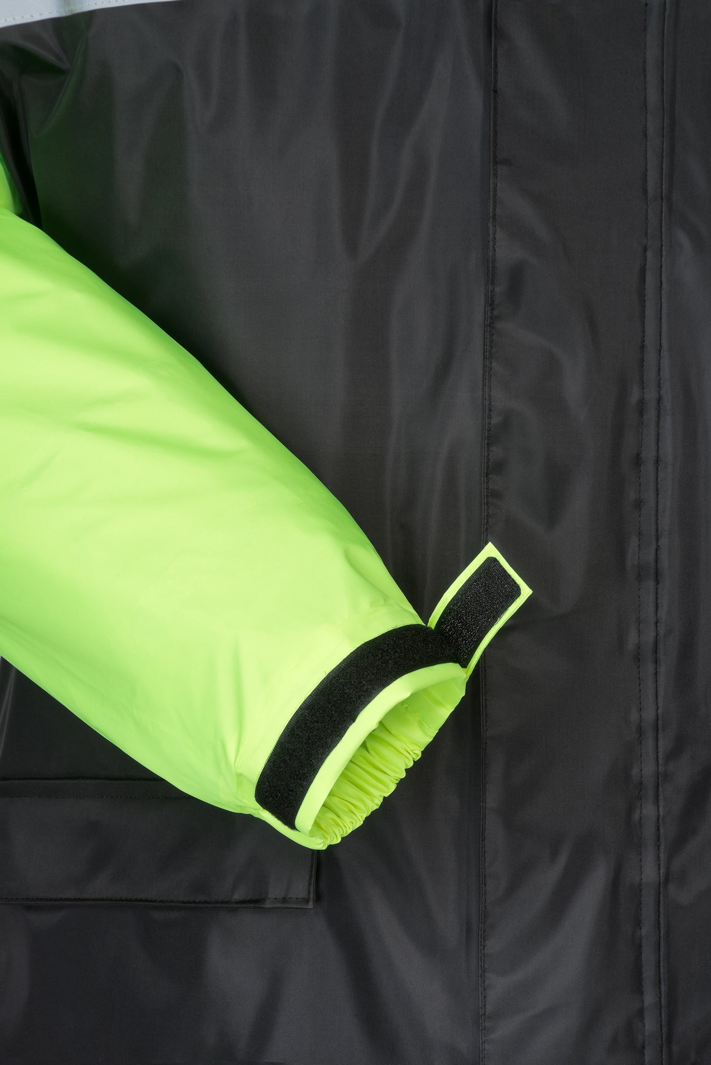 SHIELD 2PC.RAINSUIT BK/HV SM