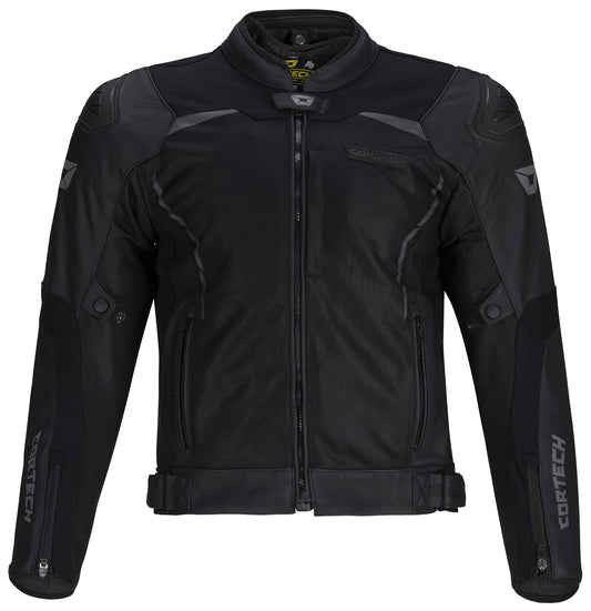 VADER LEATHER JKT BLK LRG