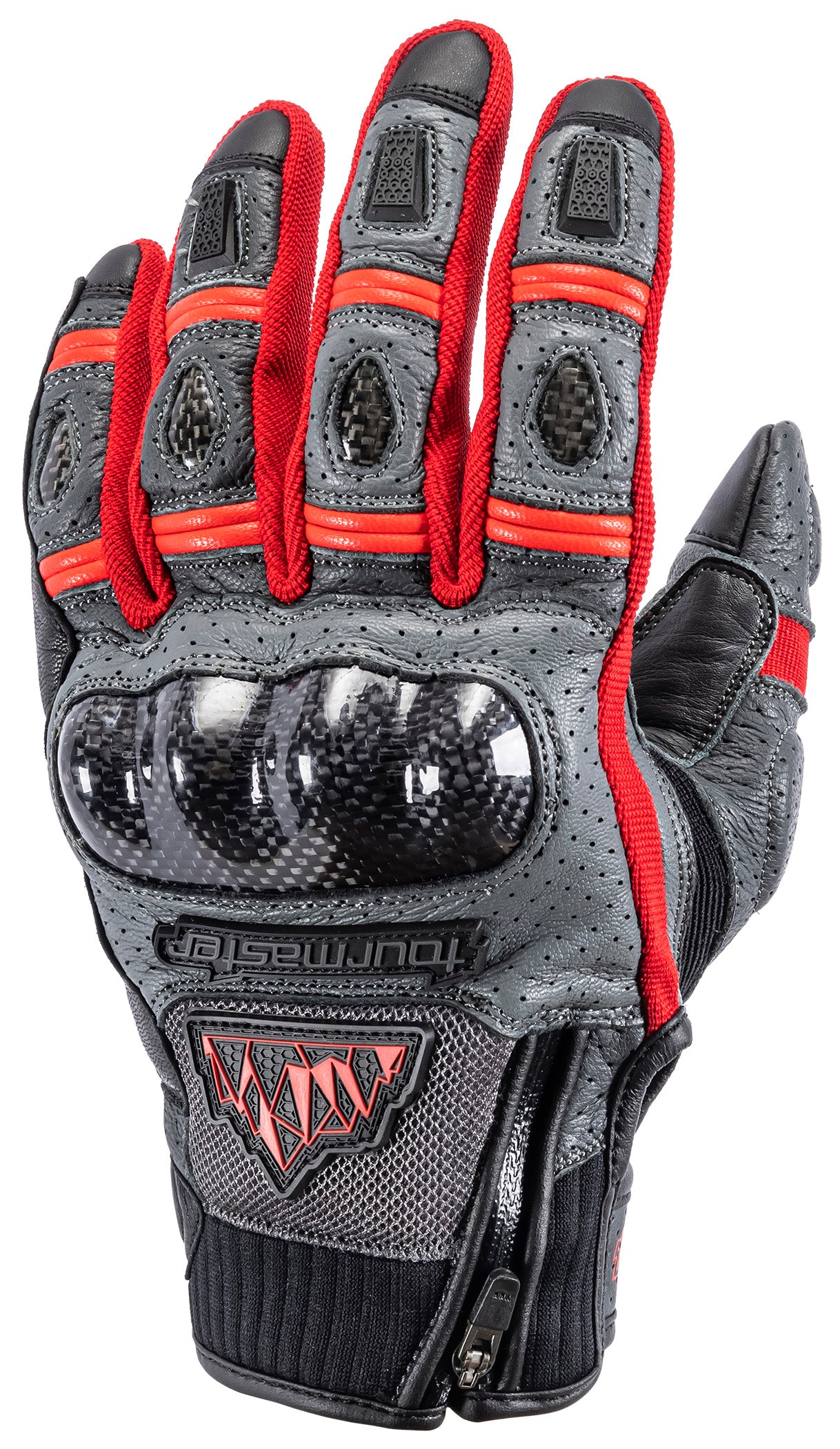 SIERRA PEAK GLV GRAY/RED LRG