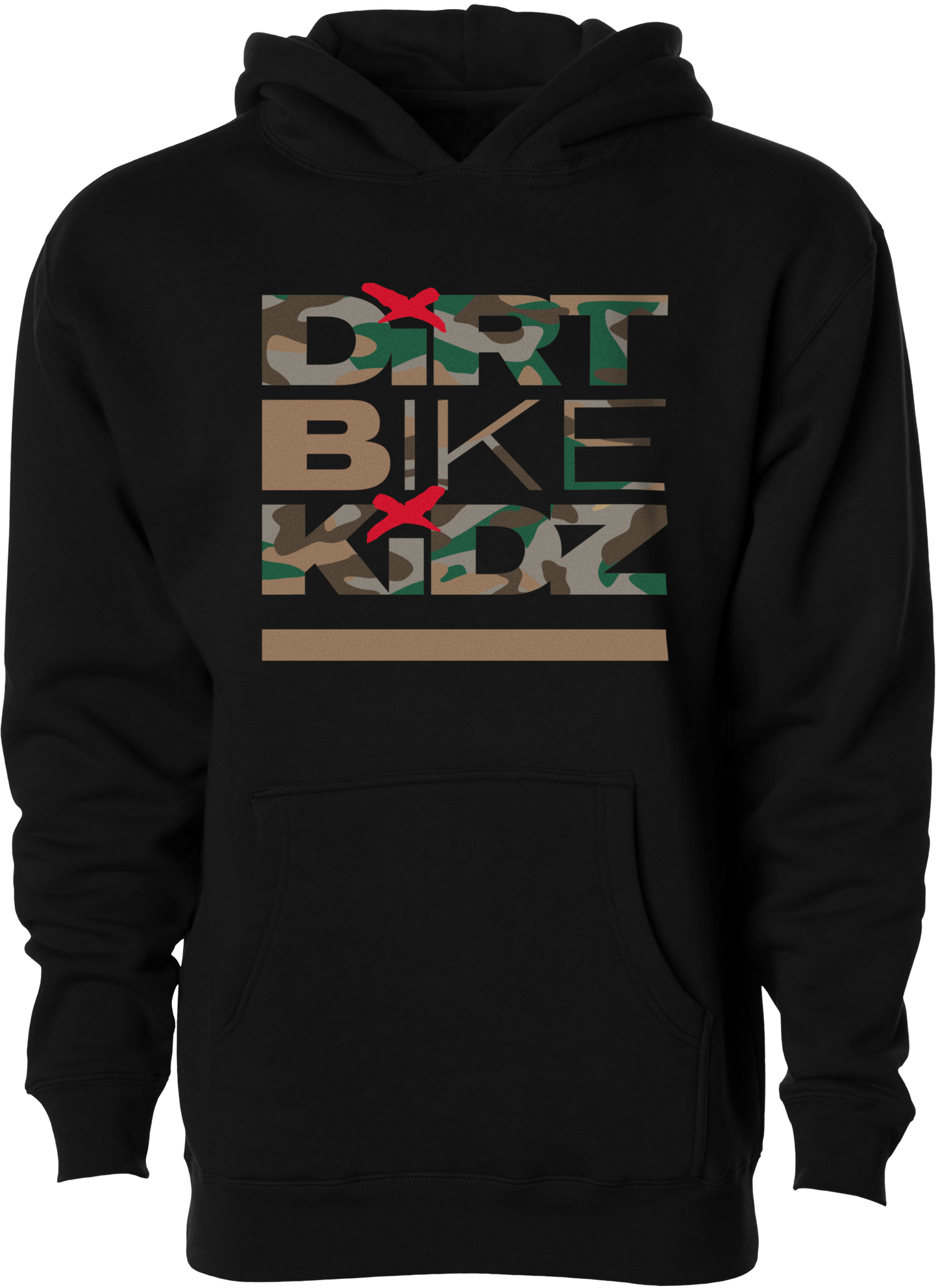 CLASSIC CAMO YOUTH HOODIE BLACK