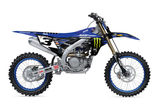 COMPLETE GRAPHIC KIT 25 MEY YZ 450 (23-25) WHT BG