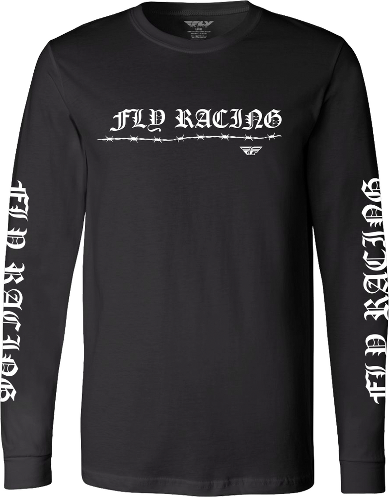 FLY BARBED WIRE L/S BLACK