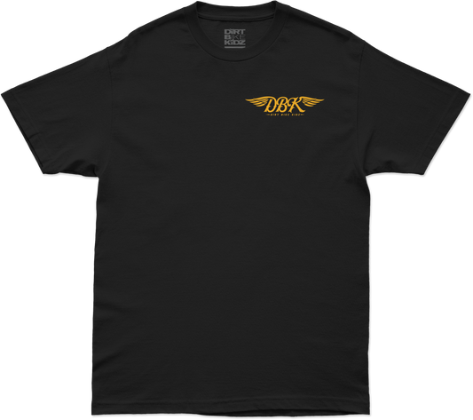 GOLDWINGS TEE BLACK
