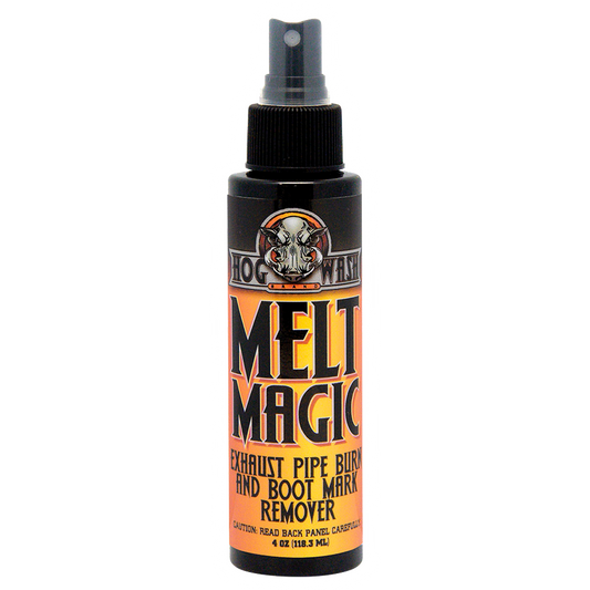 HOG WASH MELT MAGIC EXHAUST PIPE BURN AND BOOT MARK REMOVER 4OZ