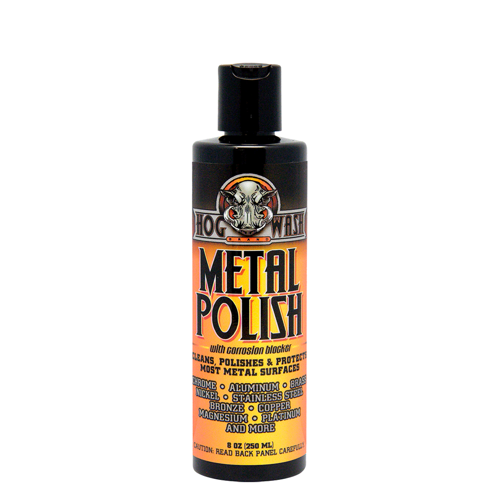 HOG WASH METAL POLISH W/CORROSION BLOCKER 8OZ