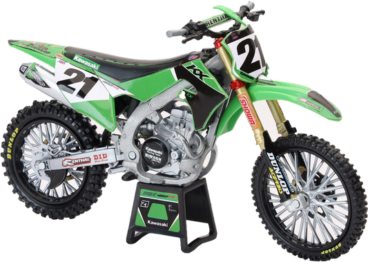 1:12 SCALE KAWASAKI FACTORY TEAM KX450F JASON ANDERSON #21