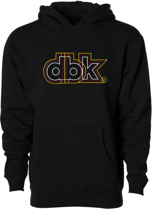 LINED UP YOUTH HOODIE BLACK