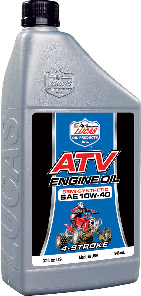 SEMI-SYNTHETIC ATV ENGINE OIL 10W40QT