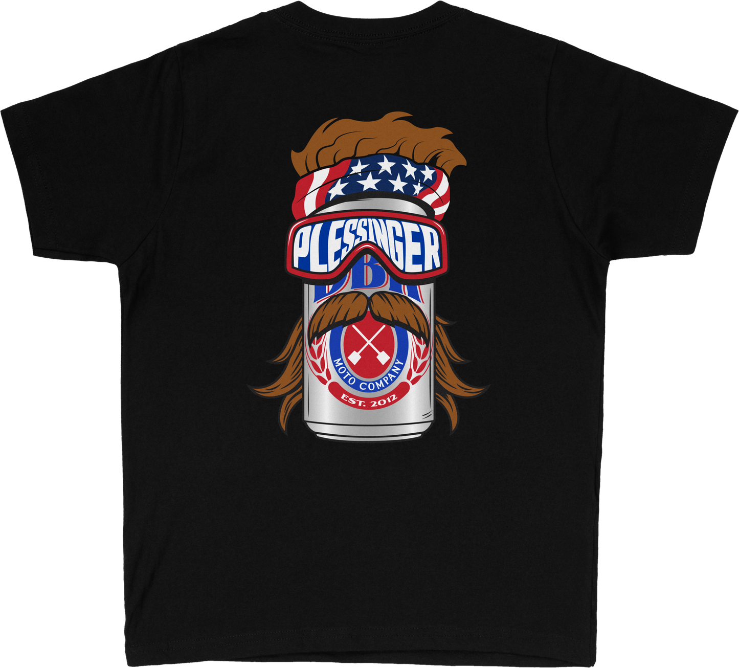 MULLET MADNESS TEE BLACK