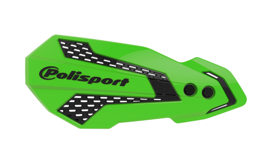 MX FLOW HANDGUARDS GREEN/BLACK (KAWASAKI)