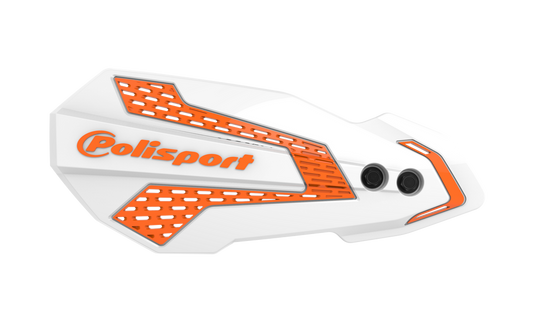 MX FLOW HANDGUARDS WHITE/ORANGE (KTM)