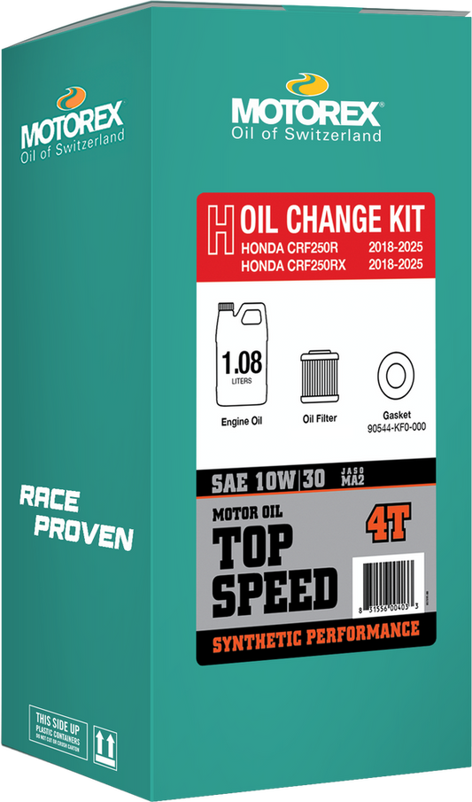 TOP SPEED OIL CHANGE KIT 1.08L 10W/30 HON