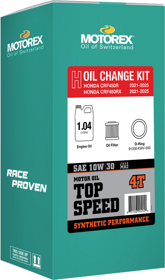 TOP SPEED OIL CHANGE KIT 1.04L 10W/30 HON