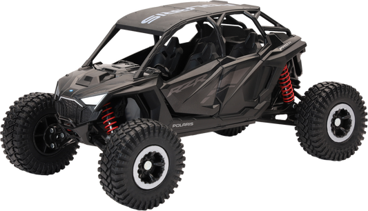 1:18 SCALE POLARIS RZR PRO R4 ROCK CRAWLER STEALTH BLACK