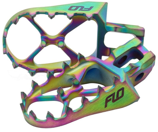 TITANIUM FOOT PEGS JET FUEL GAS/HUS/KTM