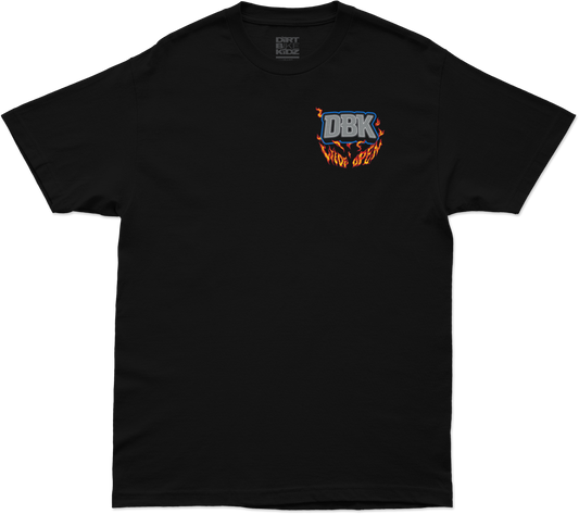 WIDE OPEN TEE BLACK
