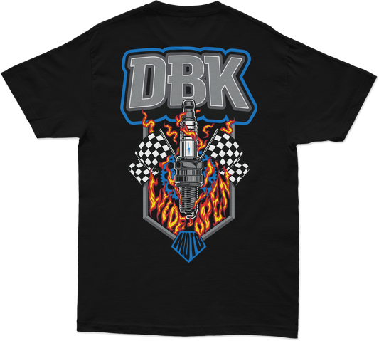 WIDE OPEN TEE BLACK