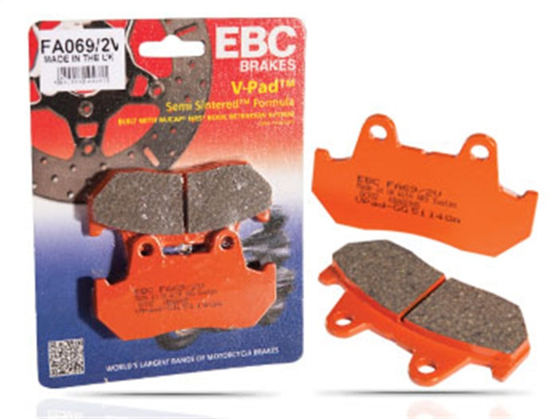 EBC 86-87 Suzuki VS 700 Front Left/Right Semi-Sintered Vee Brake Pads