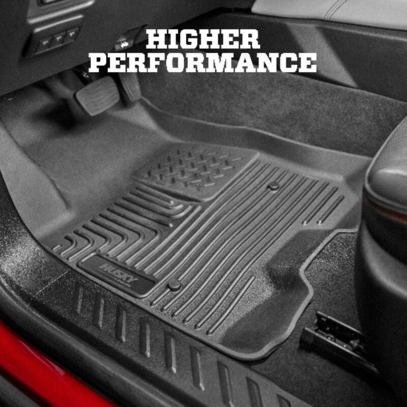 Husky Liners 11-12 Jeep Wrangler Unlimited (4 Door) WeatherBeater 2nd Row Black Floor Liners