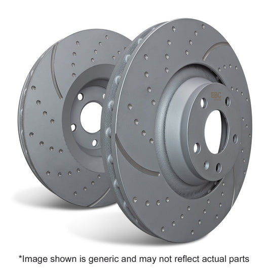 EBC 13+ Ford Escape 1.6 Turbo 4WD GD Sport Front Rotors