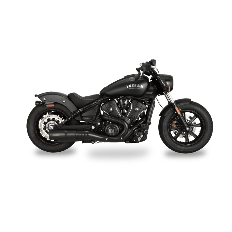 Vance & Hines 2025 Indian Scout Hi-Output Black Slip-On Exhaust