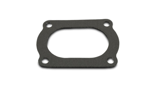 Vibrant 4 Bolt Flange Gasket for 3.5in O.D. Oval tubing (Matches #13176S)