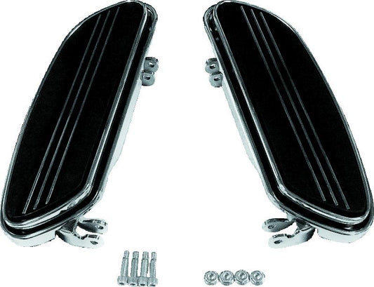 Bikers Choice 86-Up FLH FLT Chrome Extended Floorboard Kit