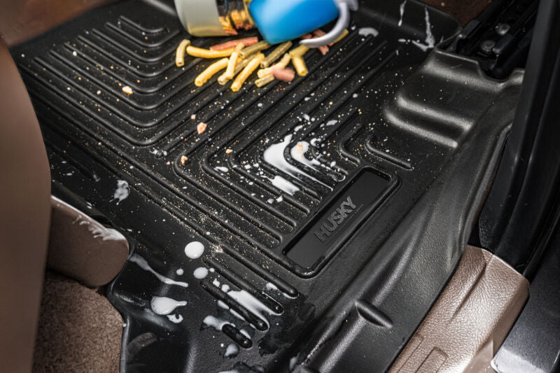 Husky Liners 11-12 Jeep Wrangler Unlimited (4 Door) WeatherBeater 2nd Row Black Floor Liners