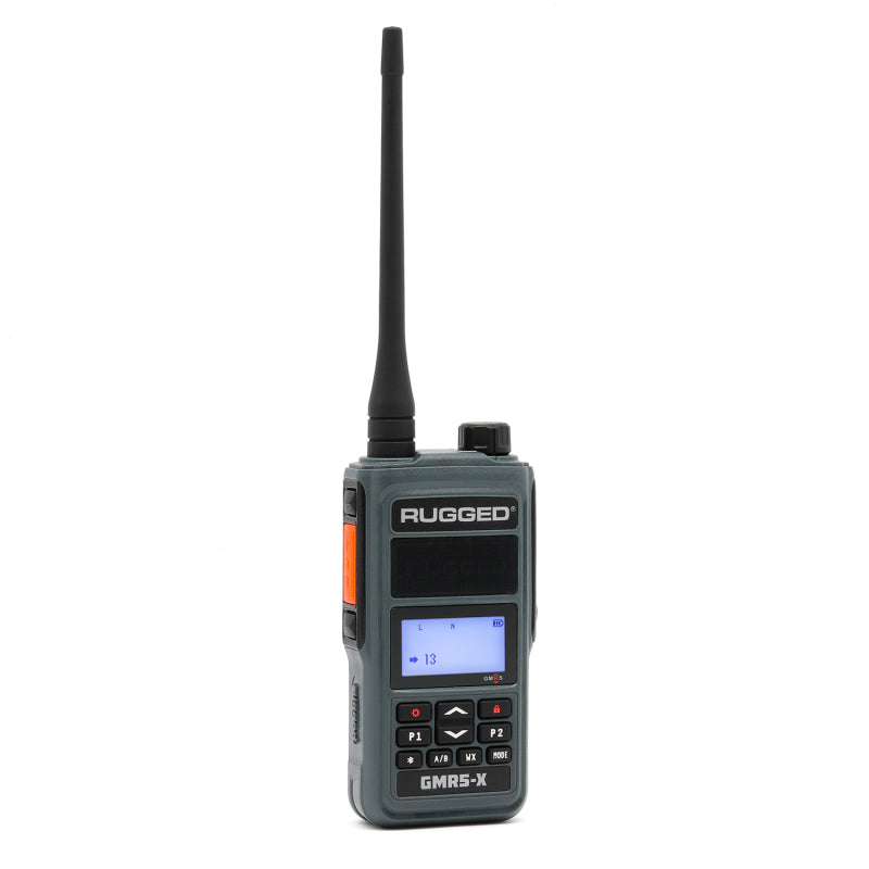 Rugged Radios Waterproof GMRS Handheld Radio with NOAA Alerts - FM Radio