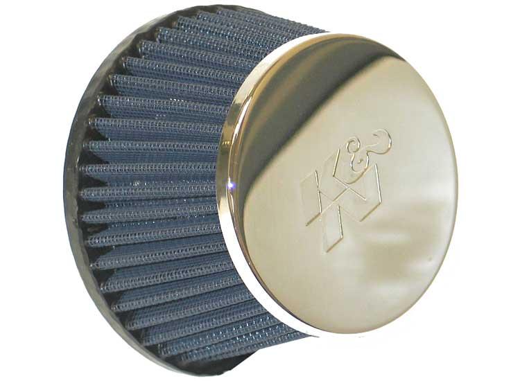 K&N Marine Engine Flame Arrestor - Oval Tapered 3.75in Flange ID / .75in Flange Length / 4in Height