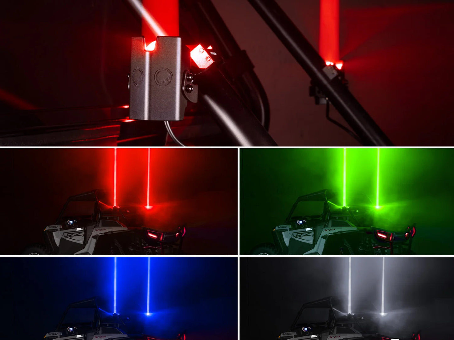 LED Laser Whip Lights